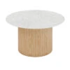 BLANCHE Coffee Table 90cm - Terrazzo Stone(Blanche Coffee Table 90cm Terrazo Stone) -Modern Furniture HP 202101CT ST 1000