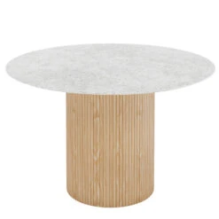 BLANCHE Dining Table 120cm - Terrazzo Stone(Blanche Dining Table 120cm Terrazzo Stone)
