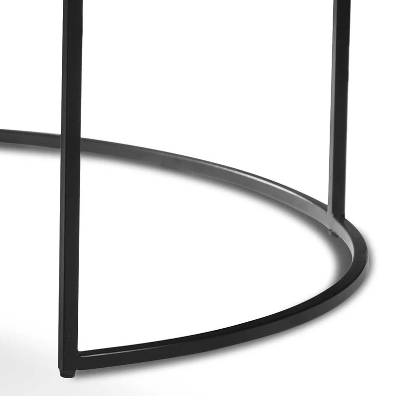 BRANDI Nest Of 2 Tables 75/90cm - Black(Brandi Nest Of 2 Tables 75 90cm Black) 6 BRANDI Nest Of 2 Tables 75/90cm - Black(Brandi Nest Of 2 Tables 75 90cm Black) - Image 4