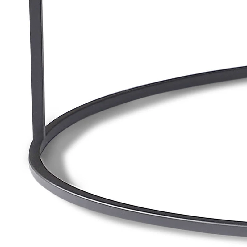 BRANDI Nest Of 2 Tables 75/90cm - Black(Brandi Nest Of 2 Tables 75 90cm Black) 5 BRANDI Nest Of 2 Tables 75/90cm - Black(Brandi Nest Of 2 Tables 75 90cm Black) - Image 3
