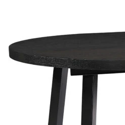 NOVAH Extendable Dining Table 120-200cm - Black(Novah Extendable Dining Table 160 200cm Black) -Modern Furniture HP 202202DT BCloseup 800