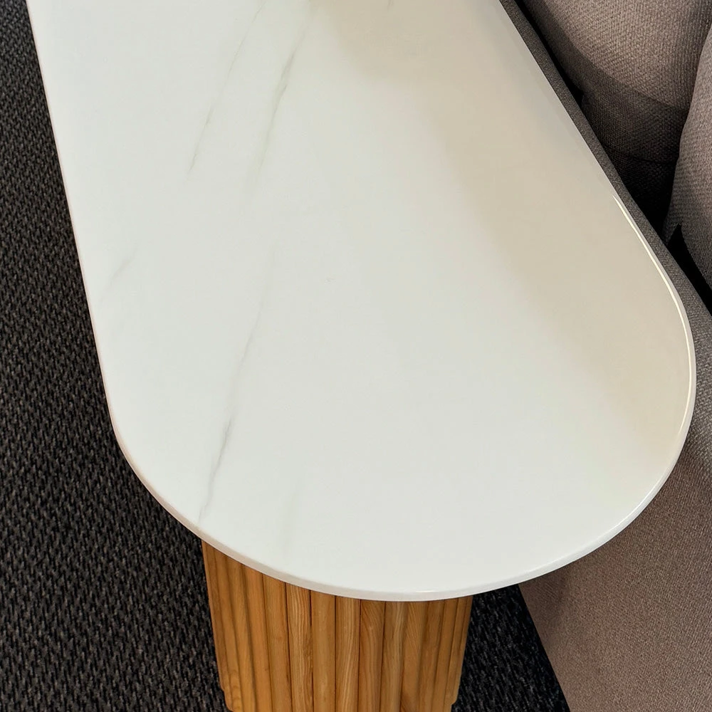 FLEUR Console Table 140cm - Oak(Fleur Console Table Black Copy) 10 FLEUR Console Table 140cm - Oak(Fleur Console Table Black Copy) - Image 8