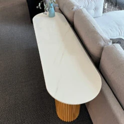 FLEUR Console Table 140cm - Oak(Fleur Console Table Black Copy) 14 FLEUR Console Table 140cm - Oak(Fleur Console Table Black Copy) -Modern Furniture HP 20240404 CO N Top 1000