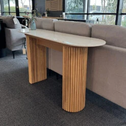 FLEUR Console Table 140cm - Oak(Fleur Console Table Black Copy) 19 FLEUR Console Table 140cm - Oak(Fleur Console Table Black Copy) -Modern Furniture HP 20240404 CO N lifestyle 1000