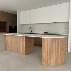 WOODFLEX Flexible Wooden Slat Under Bench Counter Panel - Oak Veneer - 900mm X 600mm - Half Round(Woodflex Flexible Wooden Slat Under Bench Counter Panel Oak Veneer 900mm X 610mm Half Round) 37 WOODFLEX Flexible Wooden Slat Under Bench Counter Panel - Oak Veneer - 900mm X 600mm - Half Round(Woodflex Flexible Wooden Slat Under Bench Counter Panel Oak Veneer 900mm X 610mm Half Round) -Modern Furniture Half Round under counter2 1000 eadae5c0 db14 4313 9627 d62386534581