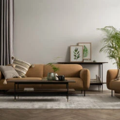 HAMILTON Console Table Solid Acacia Wood 140cm - Toffee(Hamilton Console Table 140cm Toffee) -Modern Furniture Hamilton Living 800