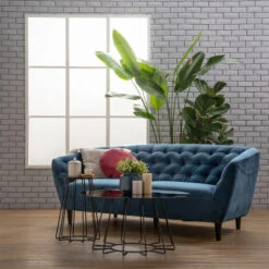 HUAYRA 3 Seater Sofa - Blue(Huayra 3 Seater Sofa Blue) 25 HUAYRA 3 Seater Sofa - Blue(Huayra 3 Seater Sofa Blue) -Modern Furniture Huayra Cyrus1800