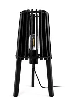 Fidel Table Lamp 40cm - Black(Fidel Timber Table Lamp 40cm Black)