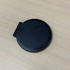 Round In Desk Power, Wireless Charging & USB Cable Cubby Management Dock - 9cm - Black(In Desk Wireless Charging Usb Dock 9cm Black) -Modern Furniture IMG 3414 800