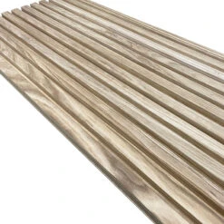 WOODFLEX Outdoor & Indoor Solid Hard Wood Slat Wall Ceiling Pool Fence Cladding - Oak - 2700mm X 545mm(Solid Wood Outdoor Indoor Slat Wall Ceiling Cladding Oak 4pc Set) -Modern Furniture IMG 5319 800
