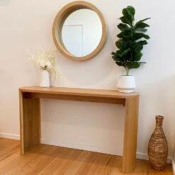 ZANA Console Table 140cm - Natural Oak(Zana Console Table 140cm Oak) -Modern Furniture IMG 6122 1000