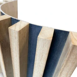 WOODFLEX Flexible Outdoor Hard Wood Batten Pool Fence Cladding - Oak & Black - 2400mm X 600mm(Woodflex Flexible Outdoor Hard Wood Wall Ceiling Cladding Oak Black 2400mm X 600mm) -Modern Furniture IMG 6731 1000