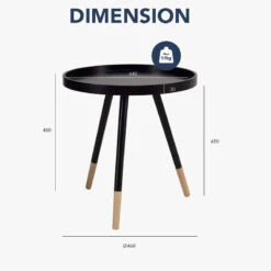 INNIS Side Table - Black(Innis Side Table In Black) -Modern Furniture Innis CoffeeTableDms 800