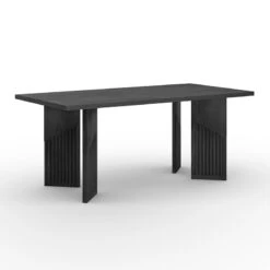 MONTANA Dining Table 180cm - Black Ash(Montana Dining Table 180cm Black) -Modern Furniture J3658rendering 800