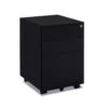 MARLO 3 Drawer Mobile Pedestal Cabinet - Black(Marlo 3 Drawer Mobile Cabinet Black) -Modern Furniture JL MLBBF Bangle 1000