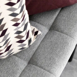 JORY Bench Seat 100CM - Light Grey(Jory Bench Seat 100cm Light Grey) 11 JORY Bench Seat 100CM - Light Grey(Jory Bench Seat 100cm Light Grey) -Modern Furniture JORYBENCHLIGHTGREY100cm AC 0000081139 closeupB800