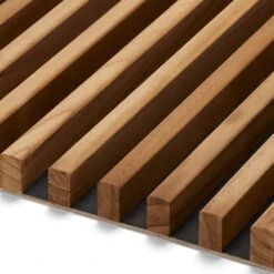 WOODFLEX Flexible Outdoor Hard Wood Batten Pool Fence Cladding - Oak & Black - 2400mm X 600mm(Woodflex Flexible Outdoor Hard Wood Wall Ceiling Cladding Oak Black 2400mm X 600mm) -Modern Furniture KSL KPOPAU24 BATTENED Flexible Outdoor Hard Wood 5 1000