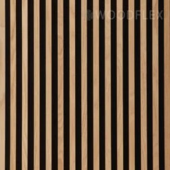 WOODFLEX Flexible Acoustic Battened Wood Slat Panel - 3 Sided Full Wrap Oak Veneer - 2700mm X 600mm(Woodflex Flexible Acoustic Wood Slat Panel 3 Sided Full Wrap Battens Oak Veneer 2700mm X 600mm) -Modern Furniture KSL KVWIN270 BATTENED Flexible Acoustic Panel 2 2000 watermarked