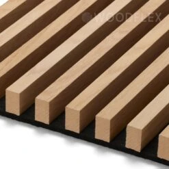 WOODFLEX Flexible Acoustic Battened Wood Slat Panel - 3 Sided Full Wrap Oak Veneer - 2700mm X 600mm(Woodflex Flexible Acoustic Wood Slat Panel 3 Sided Full Wrap Battens Oak Veneer 2700mm X 600mm) -Modern Furniture KSL KVWIN270 BATTENED Flexible Acoustic Panel 5 2000 watermarked
