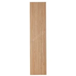 WOODFLEX Flexible Wooden Slat Wall Panel - Oak Veneer - 2700mm X 600mm - Half Round(Woodflex Flexible Half Round Slat Wall Panel Oak Veneer 270cm) -Modern Furniture KSL WROHR01 Flexible Oak Veneer Panel 1 2000 watermarked