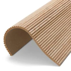 WOODFLEX Flexible Wooden Slat Wall Panel - Oak Veneer - 2700mm X 600mm - Slats(Woodflex Flexible Wooden Slat Wall Panel Oak Veneer 2700mm X 595mm Slats)