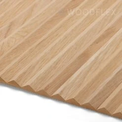 WOODFLEX Flexible Wooden Slat Wall Panel - Oak Veneer - 2700mm X 600mm - Triangle(Woodflex Flexible Wooden Slat Wall Panel Oak Veneer 2700mm X 595mm Pyramid) -Modern Furniture KSL WROTRI01 Flexible Oak Veneer Panel 5 2000 watermarked