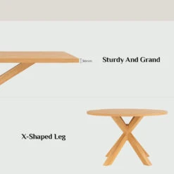 Kare Dining Table 180cm - Natural(Kare Dining Table 180cm Oak) -Modern Furniture Kare DiningTable 7