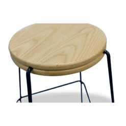 STARK Wooden ToppedCounter Stool(Lark Wooden Topped Stool) -Modern Furniture LARK HL MK5661 06 800