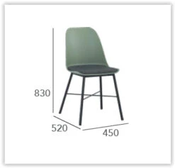 LAXMI Dining Chair - White & Black(Laxmi Dining Chair White Black) -Modern Furniture Laxmi Dining Chair