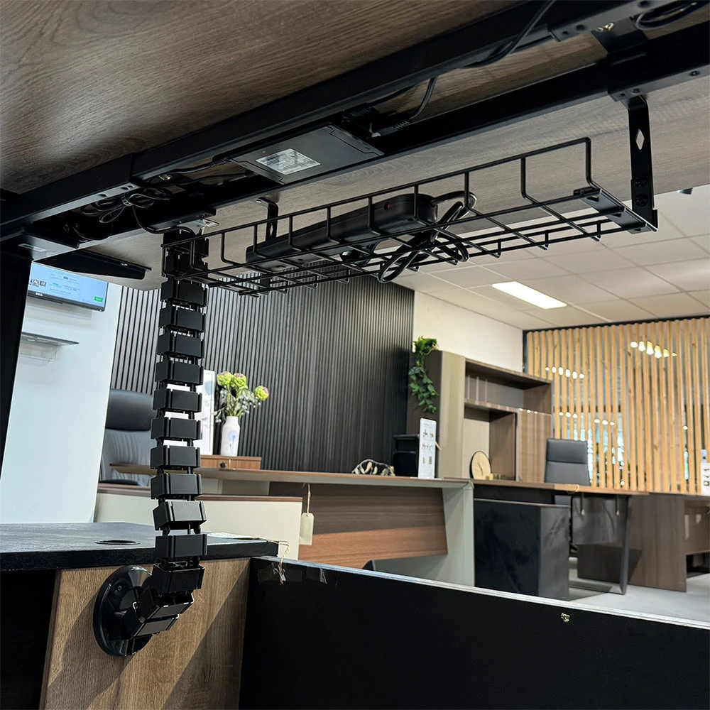 Under Desk Basket Cable Tray Management - White(Under Desk Basket Cable Tray Management White) 4 Under Desk Basket Cable Tray Management - White(Under Desk Basket Cable Tray Management White) - Image 2