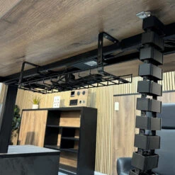 Under Desk Basket Cable Tray Management - Black(Under Desk Basket Cable Tray Management Black 1) -Modern Furniture Lifestyle2 1000