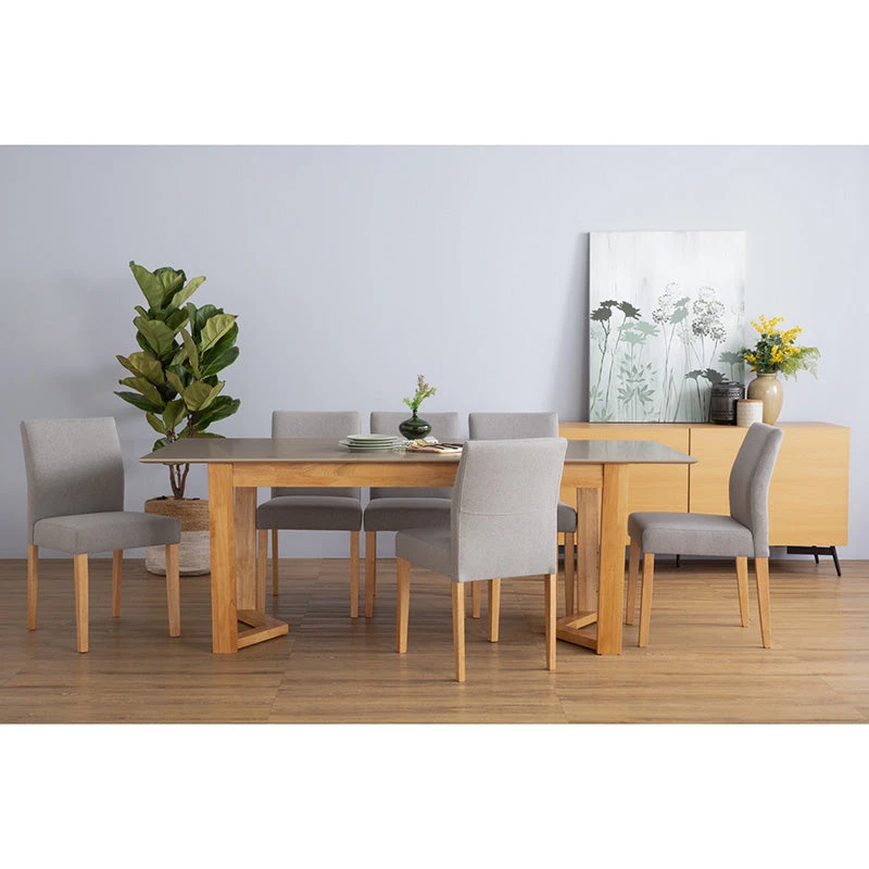 Ladee Dining Chair - Oak + Silver(Ladee Dining Chair Natural And Silver) 4 Ladee Dining Chair - Oak + Silver(Ladee Dining Chair Natural And Silver) - Image 2