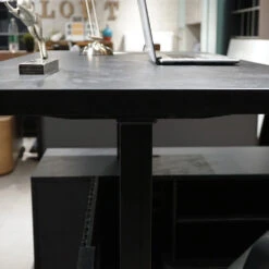 DAXTON Executive Desk With Left Return With Lift 200cm - Black(Daxton Executive Desk With Left Return With Lift 200cm Black) -Modern Furniture Lift 1000