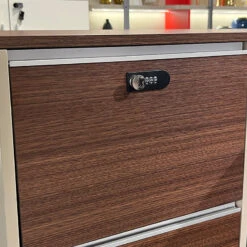 ANDERSON Executive Desk 1.6M Reversible - Hazelnut & Beige(Anderson Executive Desk 1 6m Reversible Australian Gold Oak) 29 ANDERSON Executive Desk 1.6M Reversible - Hazelnut & Beige(Anderson Executive Desk 1 6m Reversible Australian Gold Oak) -Modern Furniture Lock2 800