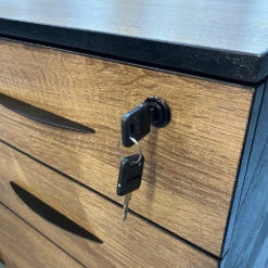 ADRIANO Executive Office Desk With Right Return 160-180cm - Light Brown(Adriano Executive Desk With Right Return 1 8m Light Brown) -Modern Furniture Lock2Right 1000