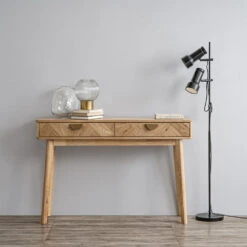 LOFTUS Console Table 120cm - Oak(Loftus Console Table 120cm Oak Copy) -Modern Furniture Loftus ConsoleTable Lifestyle 1000