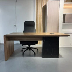 LOGAN Executive Desk Reversible 180cm - Warm Oak & Black(Logan Executive Desk Reversible 180cm Warm Oak Black) 24 LOGAN Executive Desk Reversible 180cm - Warm Oak & Black(Logan Executive Desk Reversible 180cm Warm Oak Black) -Modern Furniture Logan 1.8m Left 1000 1
