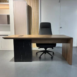 LOGAN Executive Desk Reversible 180cm - Warm Oak & Black(Logan Executive Desk Reversible 180cm Warm Oak Black) 25 LOGAN Executive Desk Reversible 180cm - Warm Oak & Black(Logan Executive Desk Reversible 180cm Warm Oak Black) -Modern Furniture Logan 1.8m Right 1000 1