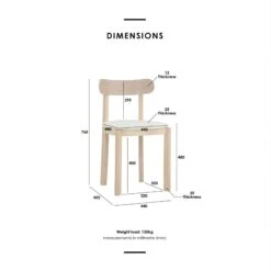 LOWEN Dining Chair - Cream White(Lowen Dining Chair Cream White) 35 LOWEN Dining Chair - Cream White(Lowen Dining Chair Cream White) -Modern Furniture Lowen DiningChair 05