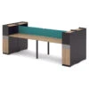 LENNON 4 SEAT WORKSTATION - Kaldi Grey Blue(Lennon 4 Seat Workstation Kaldi Grey Blue) 1 LENNON 4 SEAT WORKSTATION - Kaldi Grey Blue(Lennon 4 Seat Workstation Kaldi Grey Blue) -Modern Furniture MF 26FKH441800