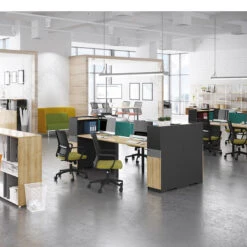 LENNON 4 SEAT WORKSTATION - Kaldi Grey Blue(Lennon 4 Seat Workstation Kaldi Grey Blue) 9 LENNON 4 SEAT WORKSTATION - Kaldi Grey Blue(Lennon 4 Seat Workstation Kaldi Grey Blue) -Modern Furniture MF 26FKH441Lifestyle 800