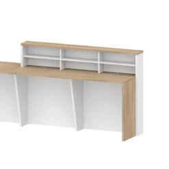 HELMER Reception Desk 2.4M Right Panel - Oak & White(Helmer Reception Desk Right Panel 240x65x105) -Modern Furniture MF 27RZJ045 046 3 800 d349a82f ad9d 4d63 b77b 02ce370c657c