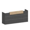 BELEN Reception Desk 2.4M - Acacia & Carbon Grey(Belen Reception Desk 2 4m Acacia Carbon Grey) 2 BELEN Reception Desk 2.4M - Acacia & Carbon Grey(Belen Reception Desk 2 4m Acacia Carbon Grey) -Modern Furniture MF 27RZJ047 049 1 flipped 800
