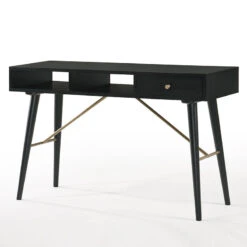 RANIA Study Desk Console 120cm - Black Ash(Rania Console Table 120 Cm Black)