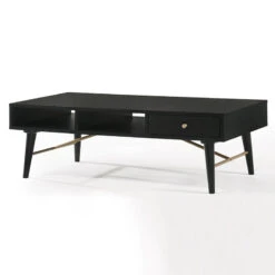 RANIA Coffee Table 120cm - Black Ash(Rania Coffee Table 120 Cm Black)