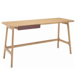 MOREY Study Desk Natural - Natural(Morey Working Desk In White 1)