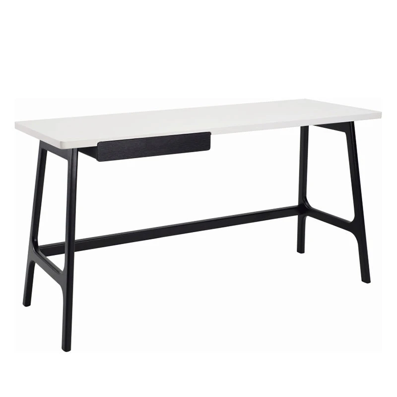 MOREY Study Desk - White & Black(Morey Working Desk In White) 3 MOREY Study Desk - White & Black(Morey Working Desk In White)