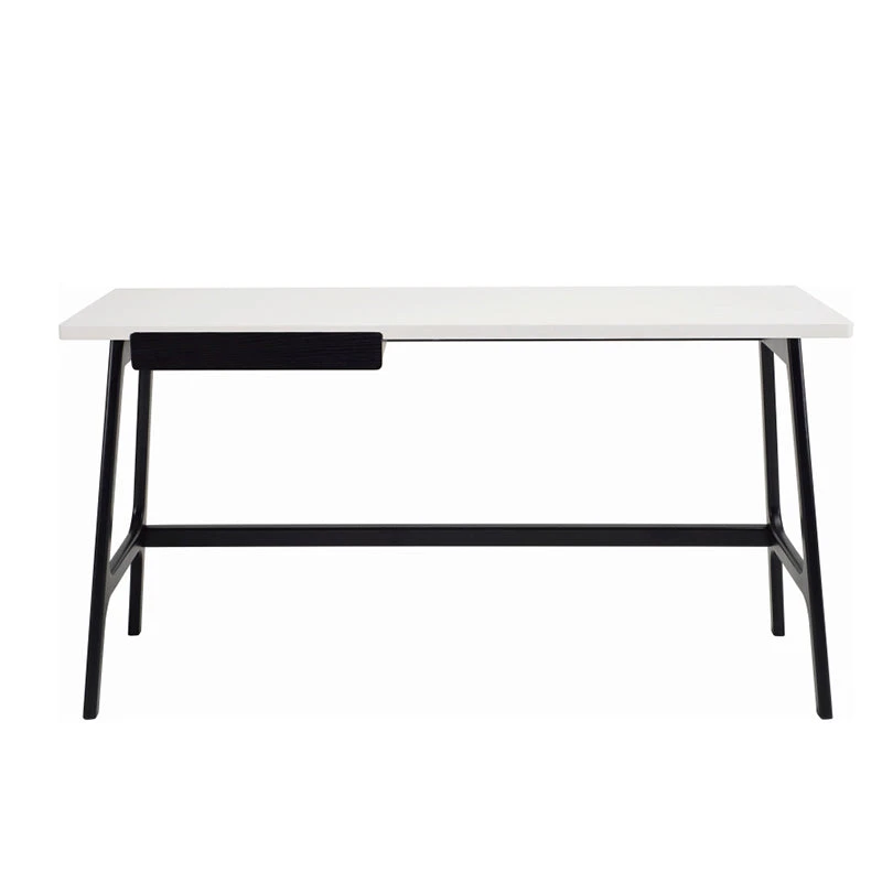 MOREY Study Desk - White & Black(Morey Working Desk In White) 4 MOREY Study Desk - White & Black(Morey Working Desk In White) - Image 2