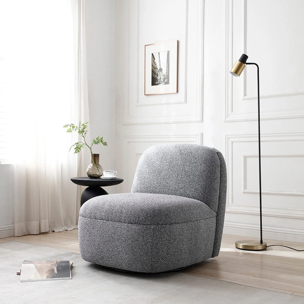 LEXTER Swivel Lounge Chair - Dark Grey(Lexter Lounge Chair Dark Grey) 4 LEXTER Swivel Lounge Chair - Dark Grey(Lexter Lounge Chair Dark Grey) - Image 2