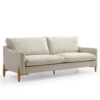 VIENNA3 Seater Sofa - Beige & Oak(Vienna 3 Seater Sofa Cream) -Modern Furniture MS SF376 1116 1 1000